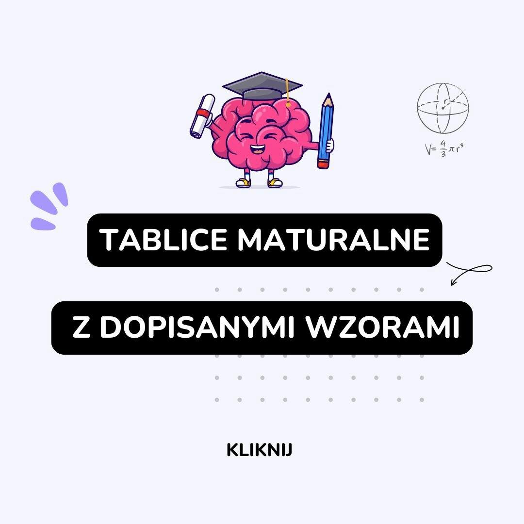 Obrazek dla artykułu pod tytułem Pobierz nasze darmowe tablice maturalne z dopisanymi wzorami z matematyki