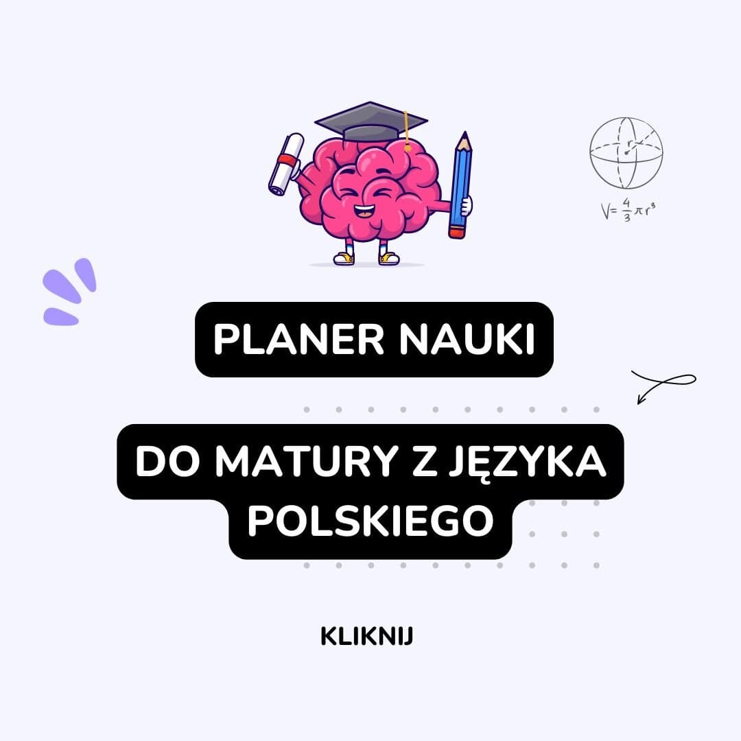 Obrazek dla artykułu pod tytułem Pobierz planer nauki do matury podstawowej z języka polskiego