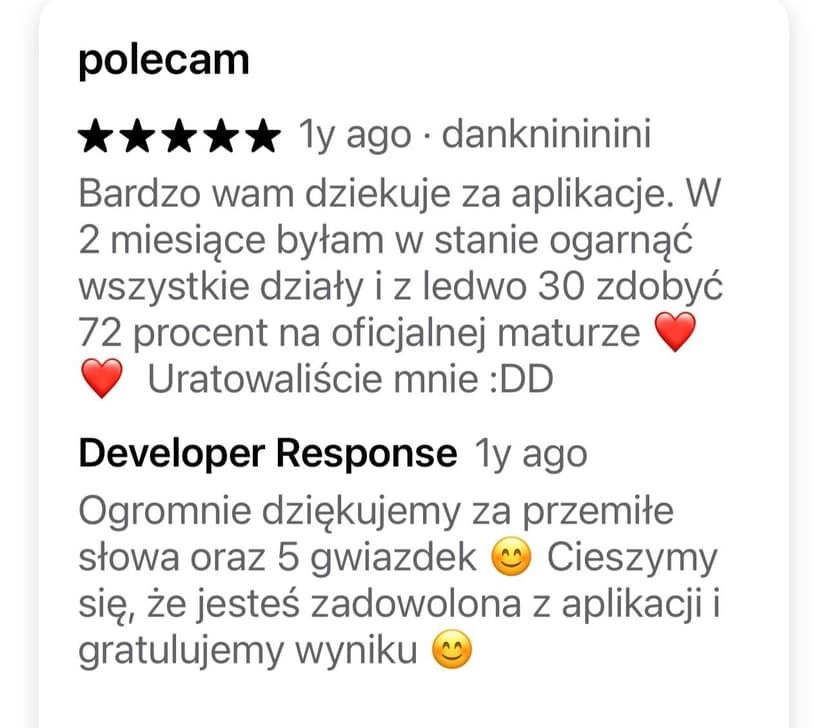 Student testimonial 5