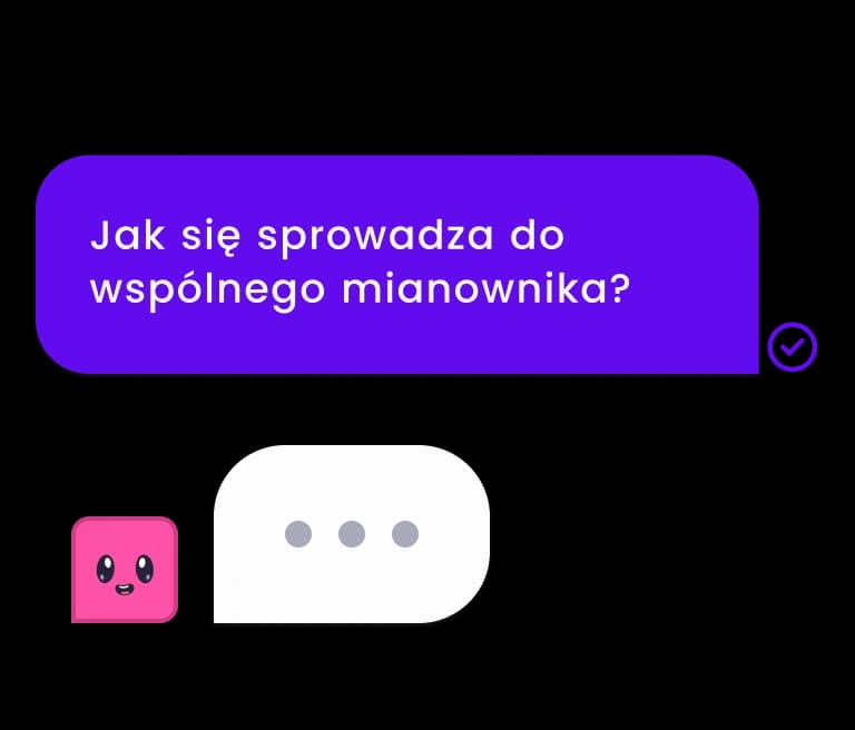 Asystent nauki AI odpowiada na pytania