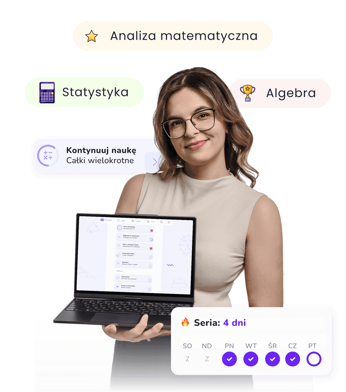 Aplikacja Matematyka Gryzie do nauki na studiach