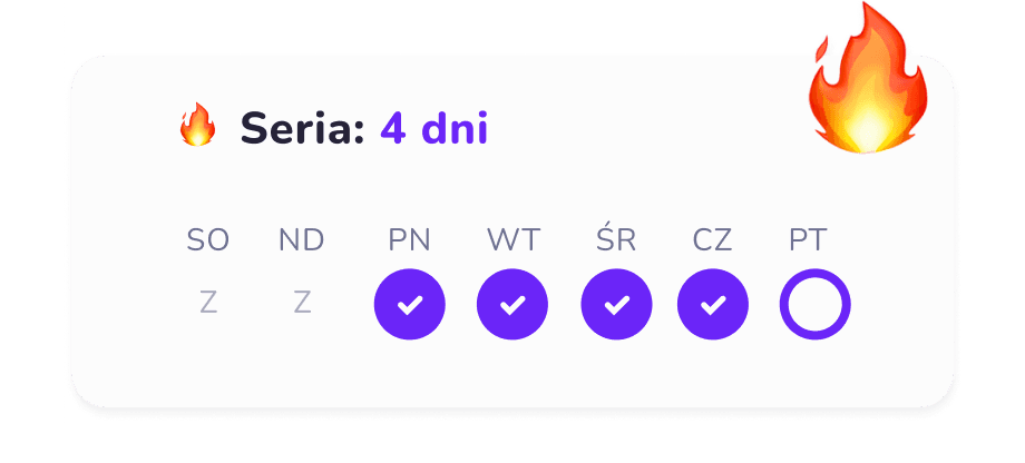 Seria dni nauki z rzędu