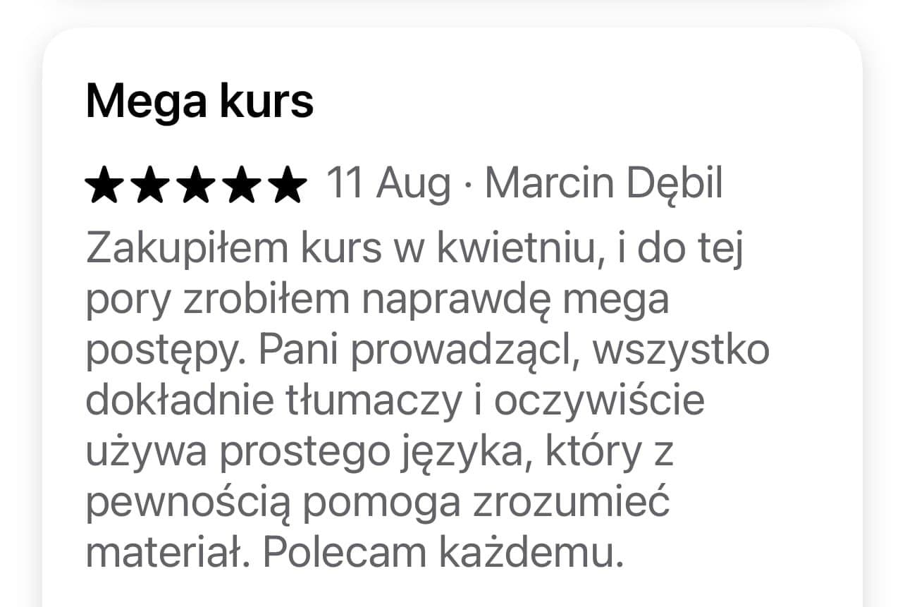 Student testimonial 12